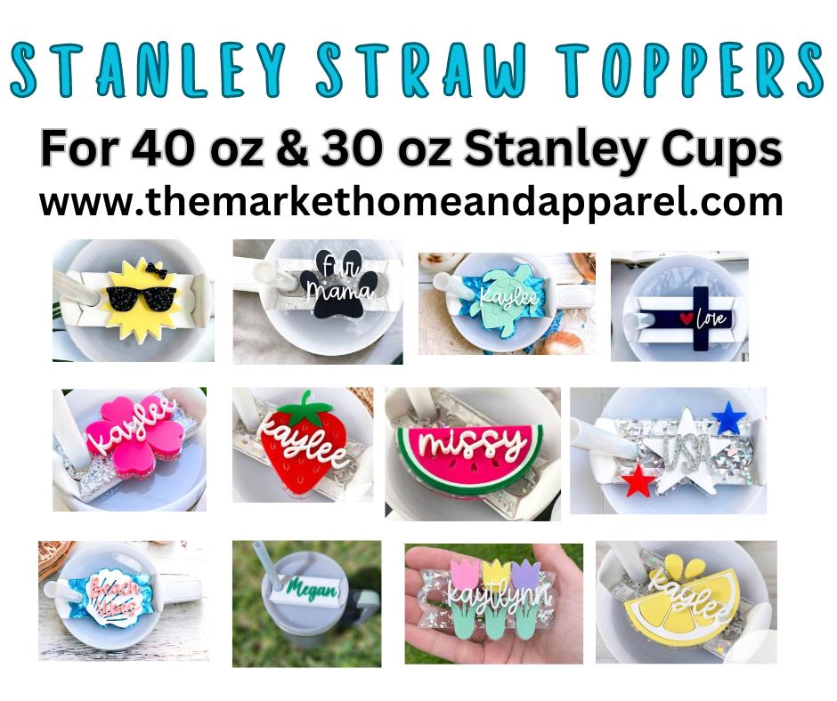 Stanley Straw Toppers - Drink Charms