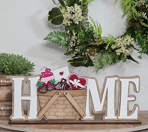 Interchangeable Base Home Sign Shelf Sitter