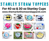 Stanley Straw Toppers Drink Charm